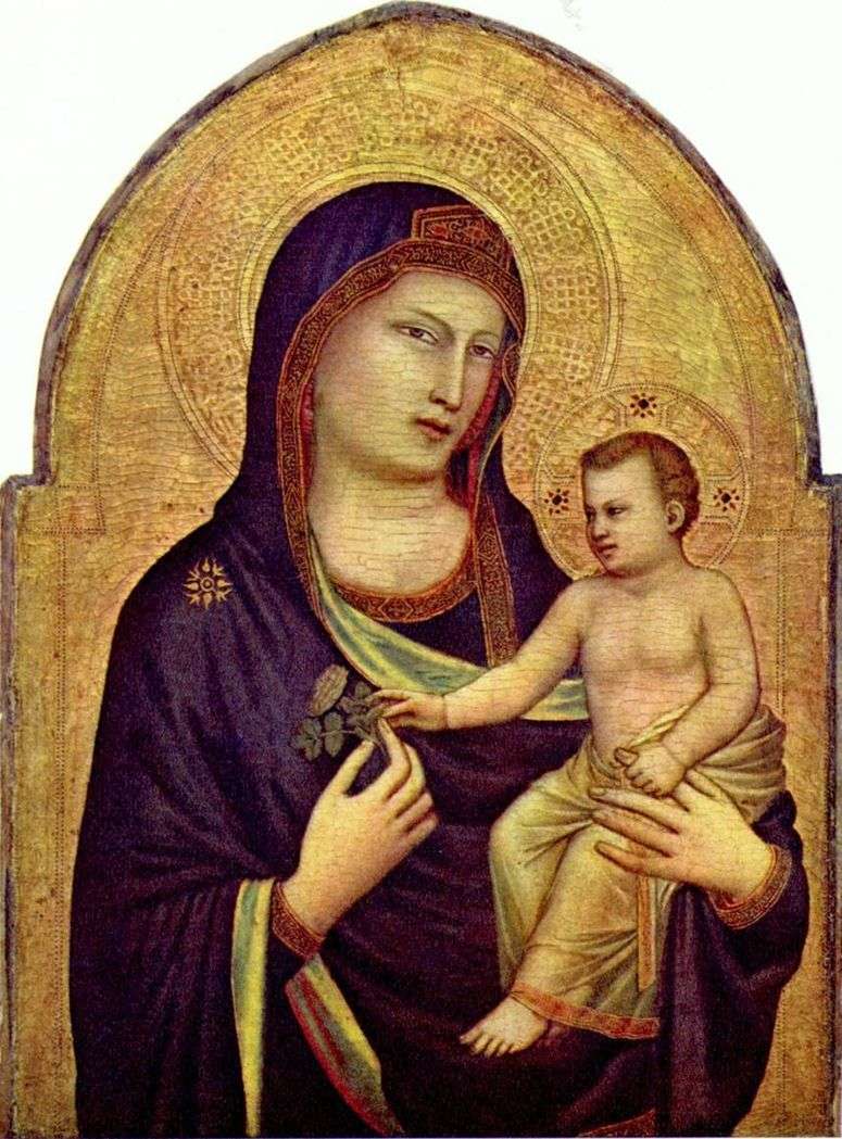 Описание картины Мадонна с младенцем   Бондоне Джотто