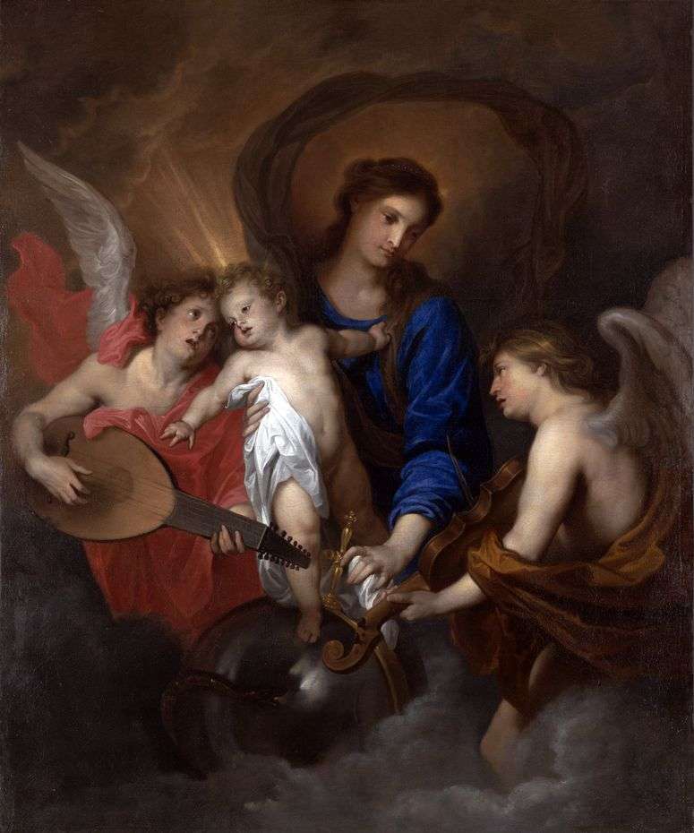Описание картины Мадонна с Младенцем и ангелами   Энтони Ван Дейк