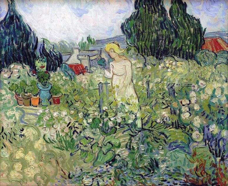 Описание картины Маргарита Гаше в саду   Винсент Ван Гог