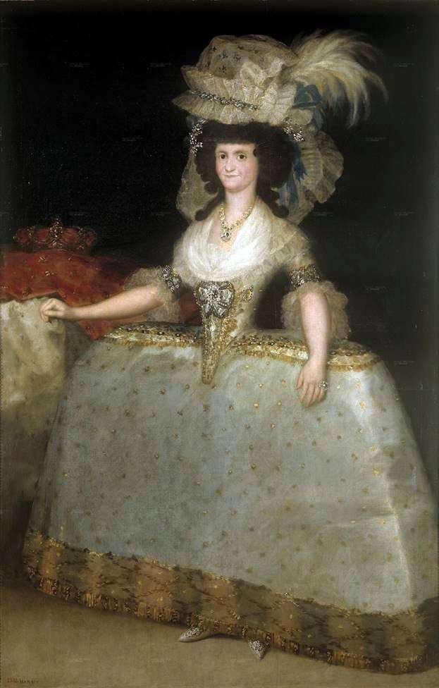 Описание картины Мария Луиза   Франсиско де Гойя