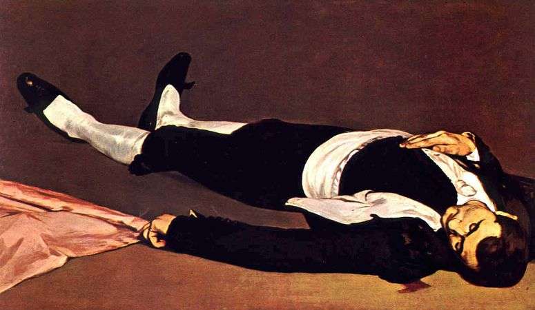 Описание картины Мертвый тореадор   Эдуард Мане
