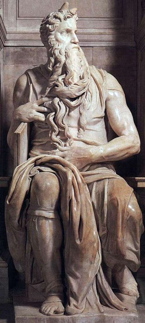 Описание картины Моисей (скульптура)   Микеланджело Буонарроти