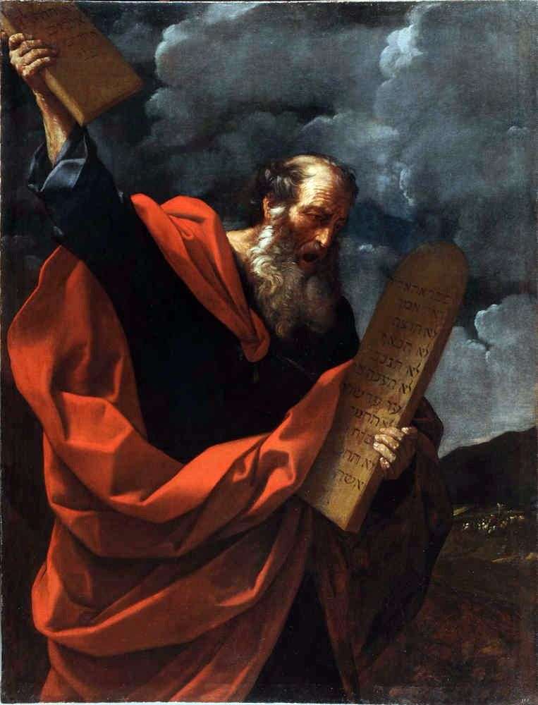 Описание картины Моисей со скрижалями Закона   Гвидо Рени