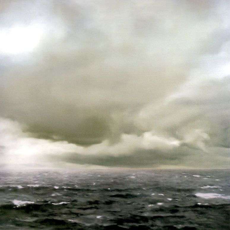 Описание картины Морской пейзаж   Герхард Рихтер