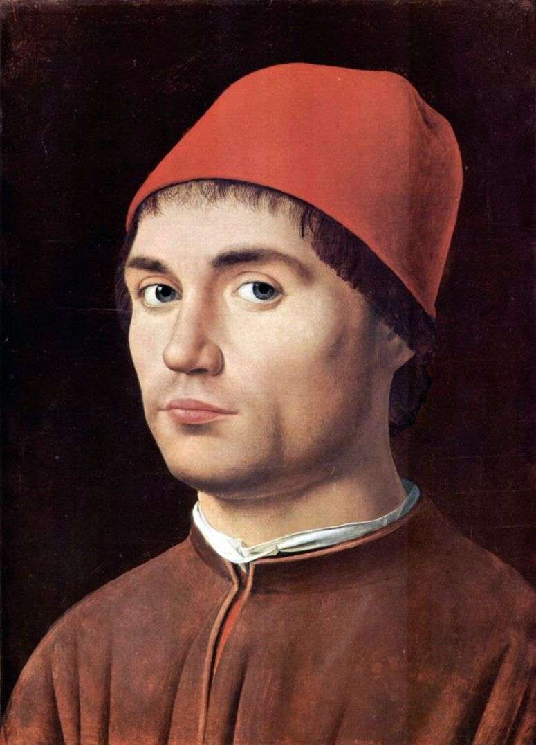 Описание картины Мужской портрет   Антонелло да Мессина