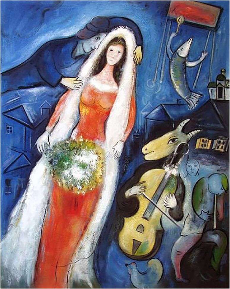 Описание картины Невеста   Марк Шагал