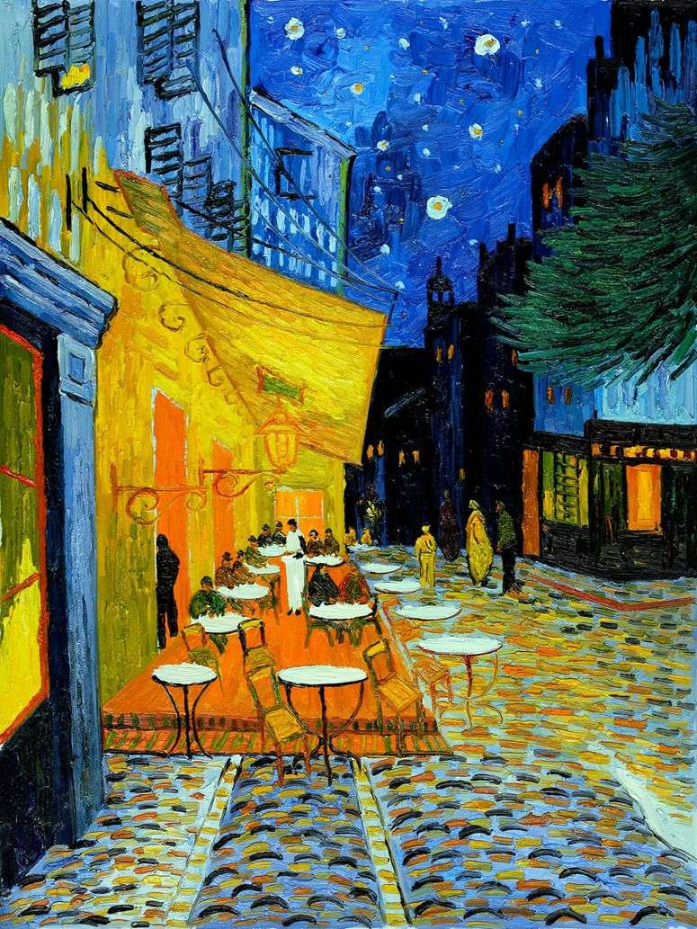 Описание картины Ночная терраса кафе   Винсент Ван Гог