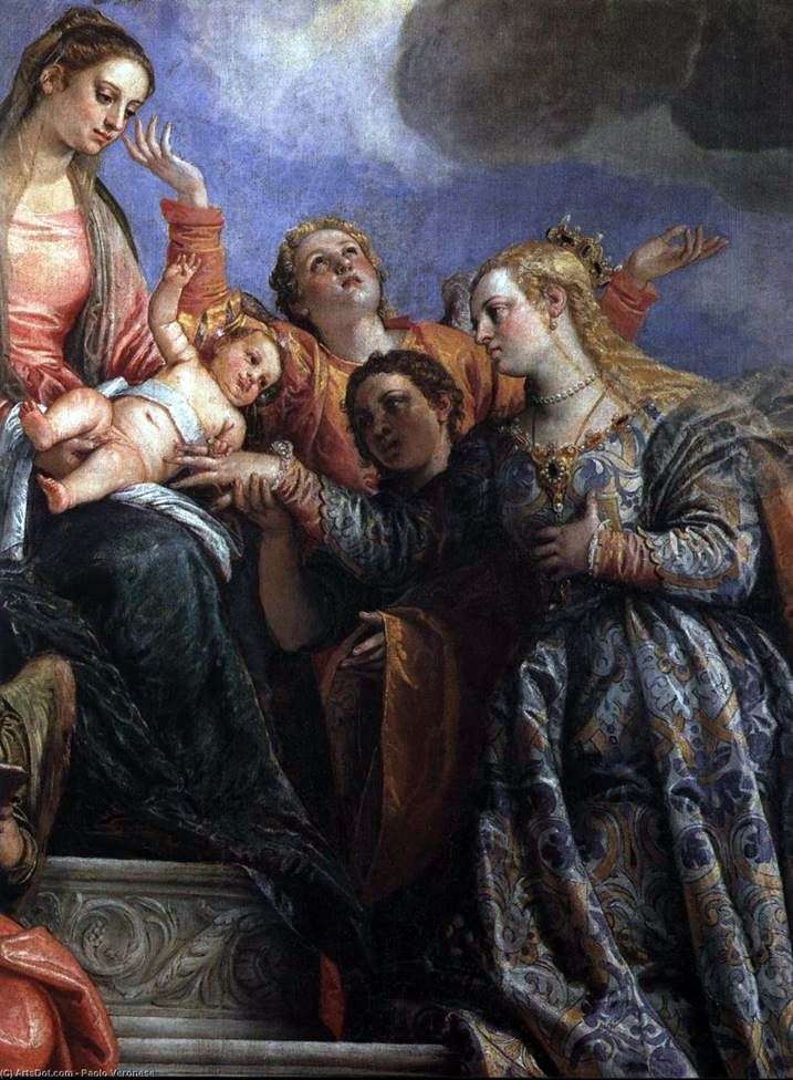 Описание картины Обручение святой Екатерины   Паоло Веронезе