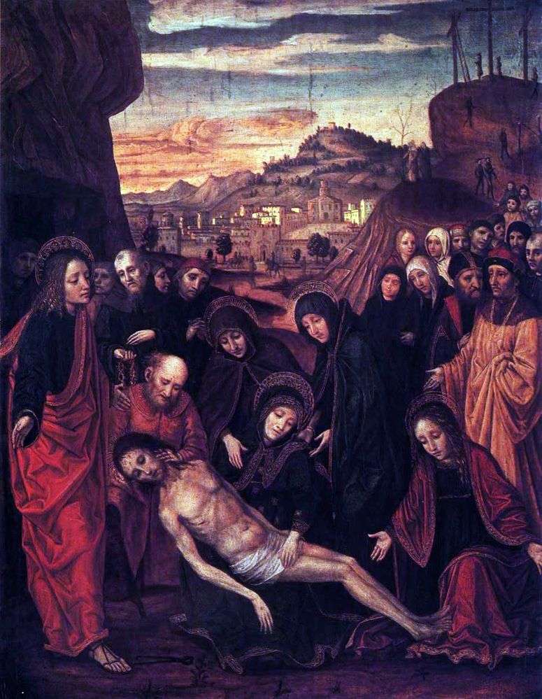 Описание картины Оплакивание Христа   Амброджо Боргоньоне