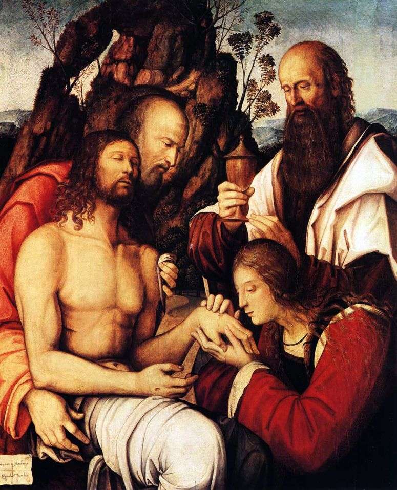 Описание картины Оплакивание Христа   Джироламо Маркези да Котиньола