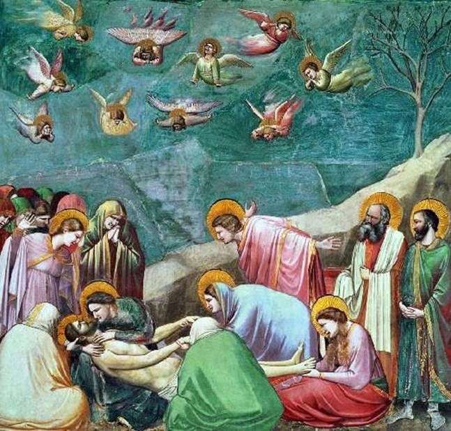 Описание картины Оплакивание Христа   Джотто ди Бондоне