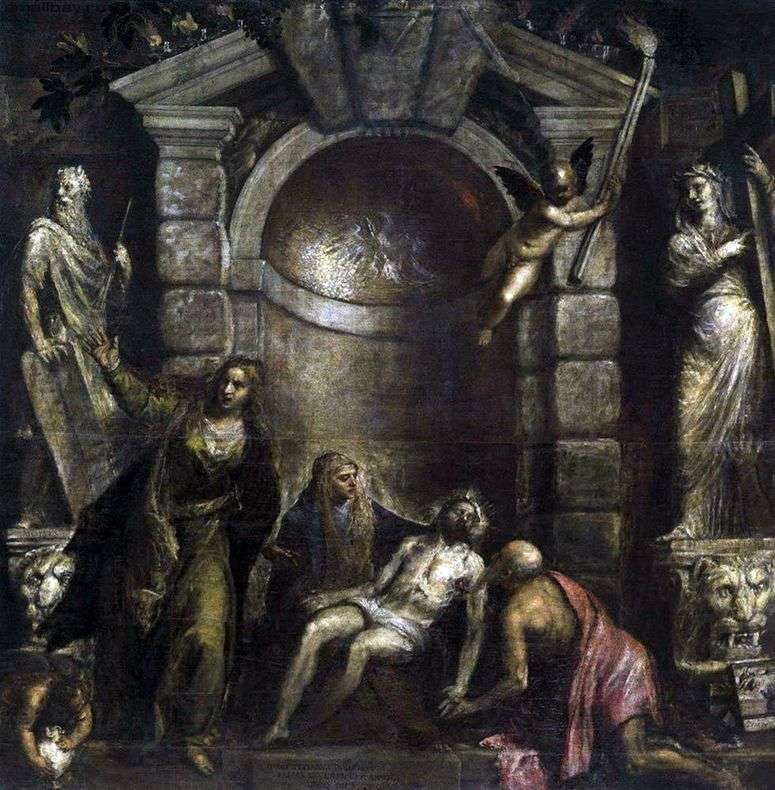 Описание картины Оплакивание Христа (Пьета)   Тициан Вечеллио