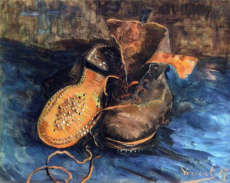 Описание картины Пара обуви (Башмаки)   Винсент Ван Гог