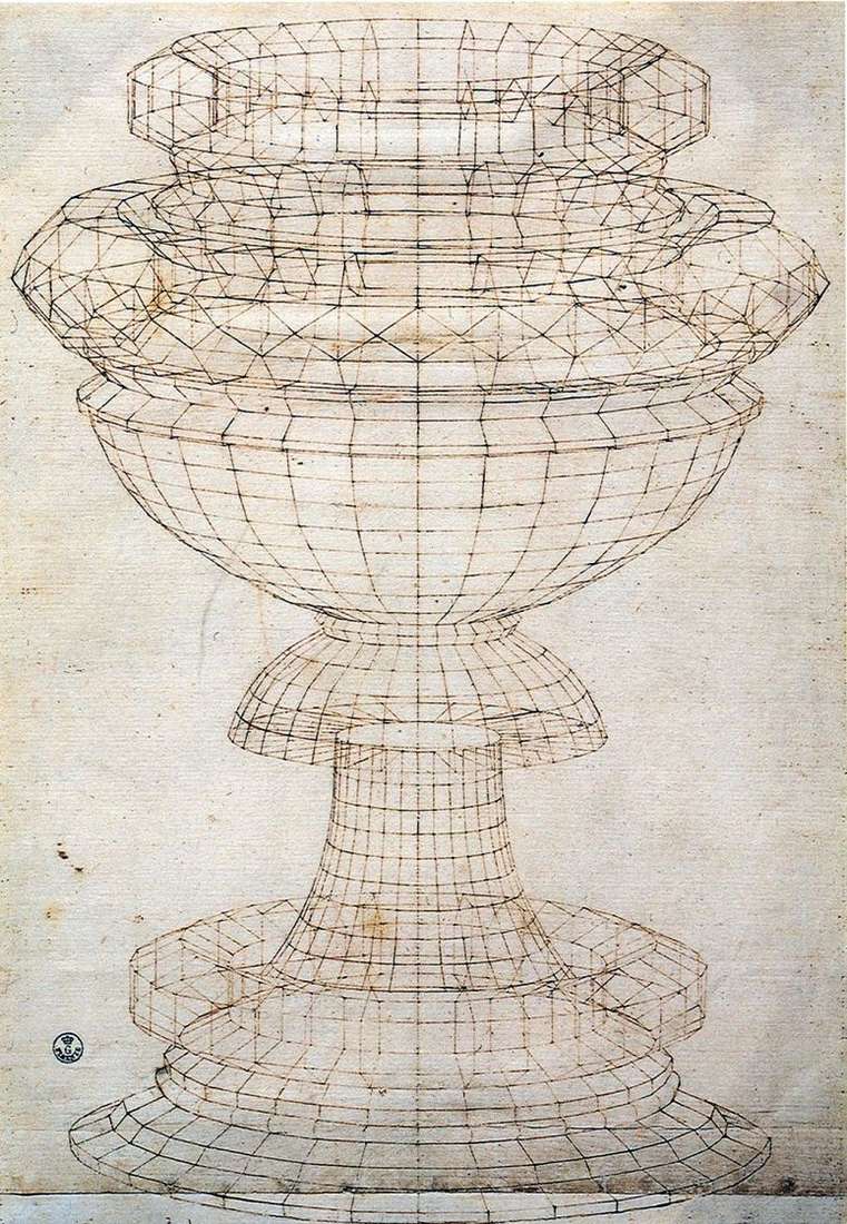 Описание картины Перспектива чаши   Паоло Уччелло