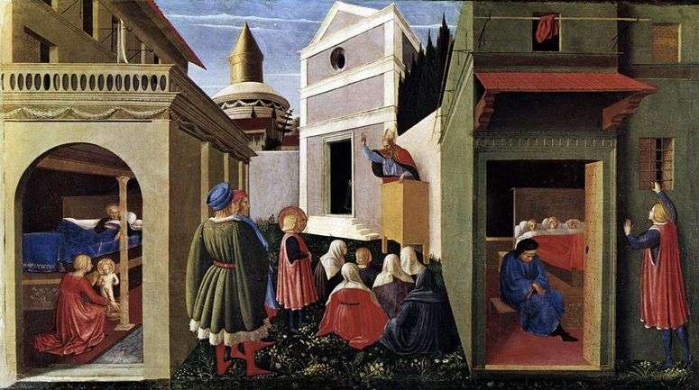 Описание картины Перуджийский триптих   Анджелико Фра