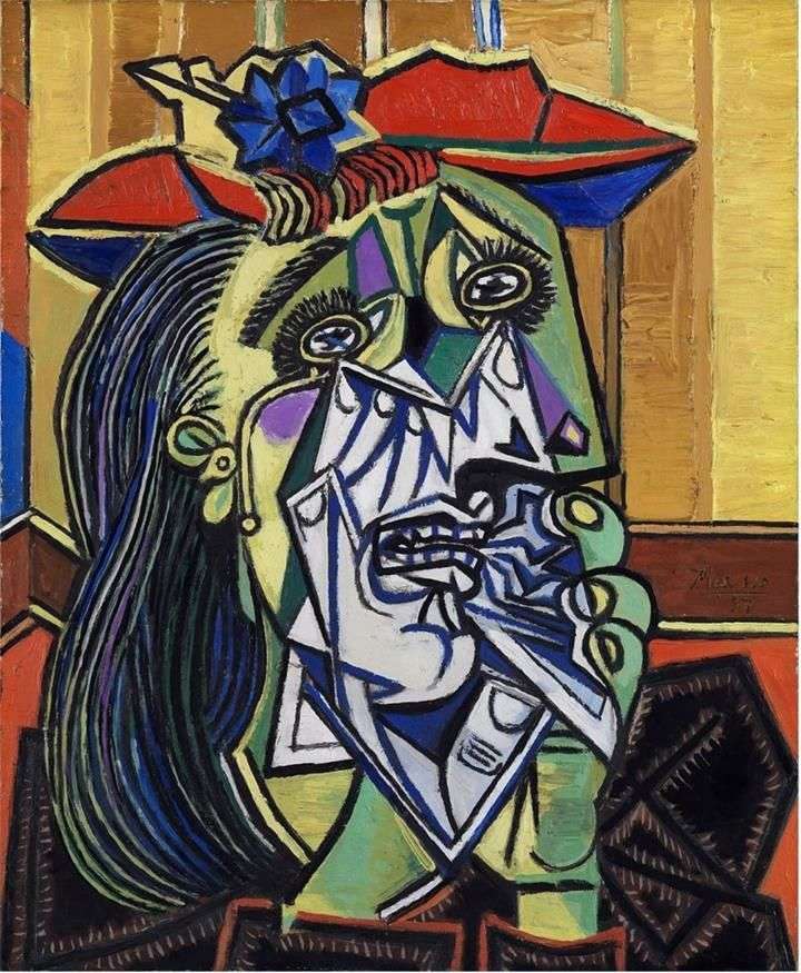 Описание картины Плачущая женщина   Пабло Пикассо