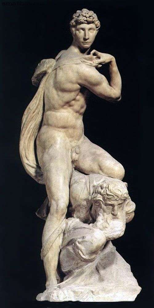 Описание картины Победа (скульптура)   Микеланджело Буонарроти