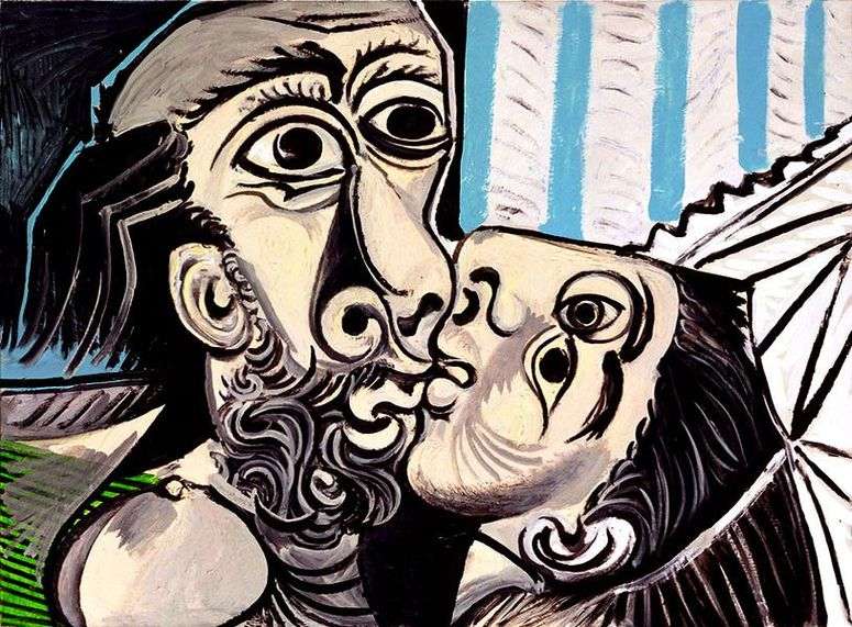 Описание картины Поцелуй   Пабло Пикассо