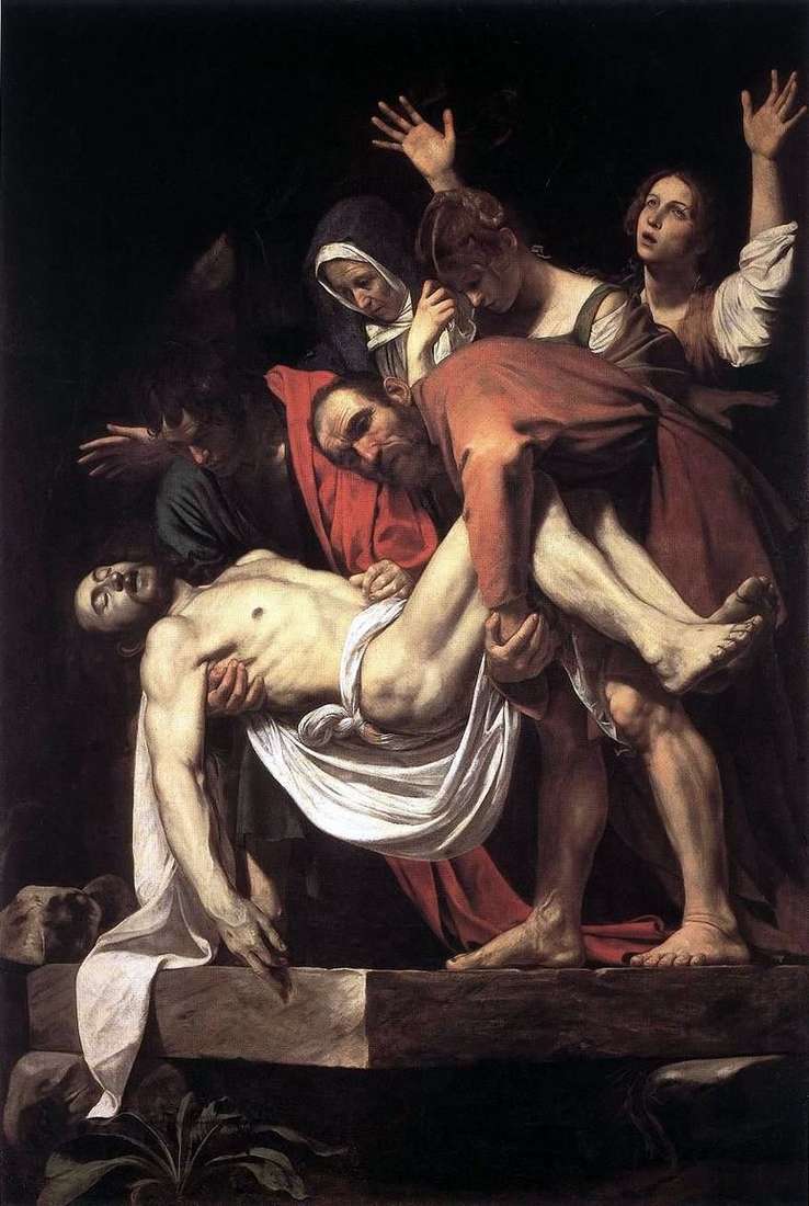 Описание картины Положение во гроб   Микеланджело Меризи да Караваджо