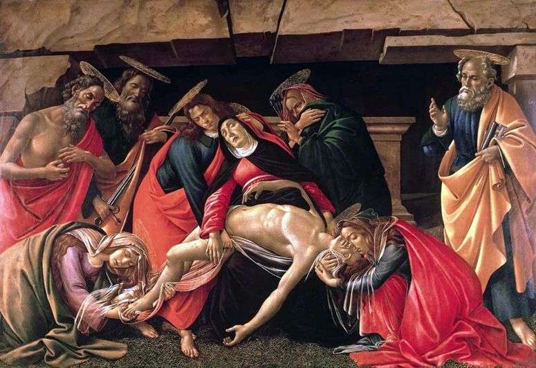 Описание картины Положение во гроб   Сандро Боттичелли
