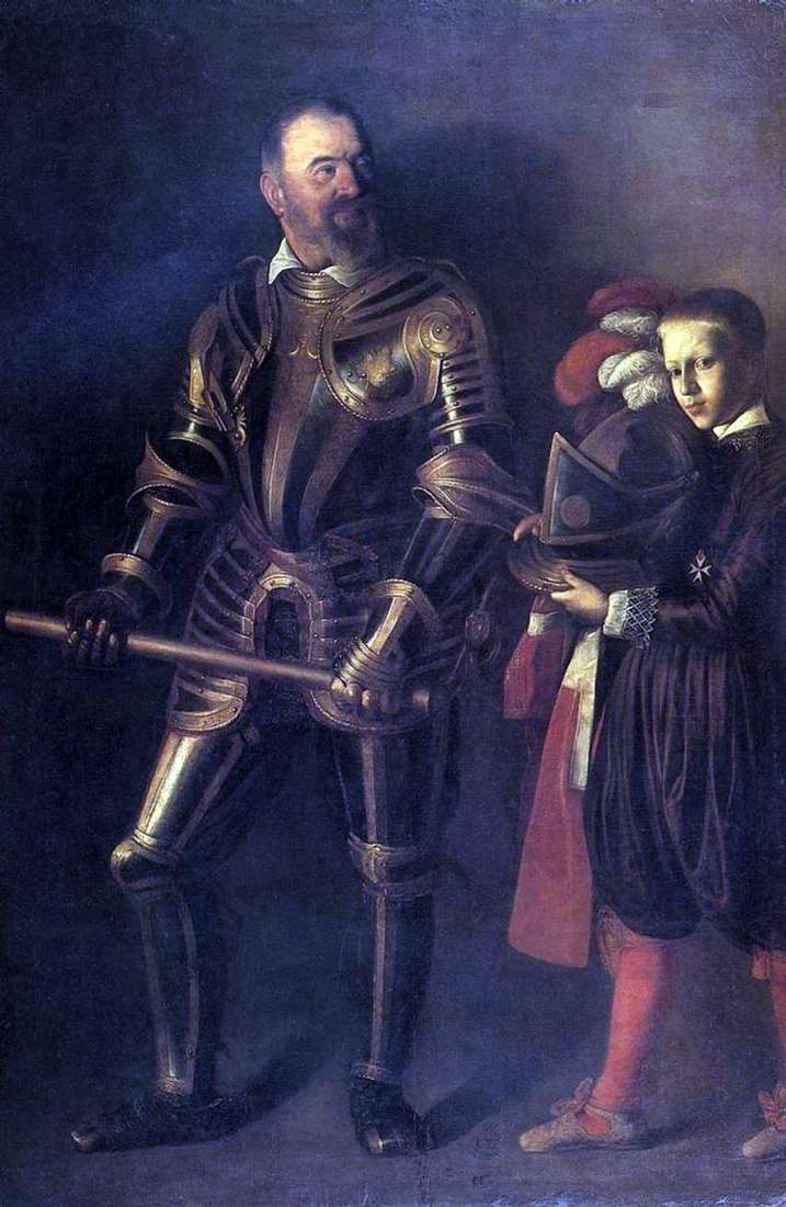 Описание картины Портрет Алофа де Виньякура   Микеланджело Меризи да Караваджо