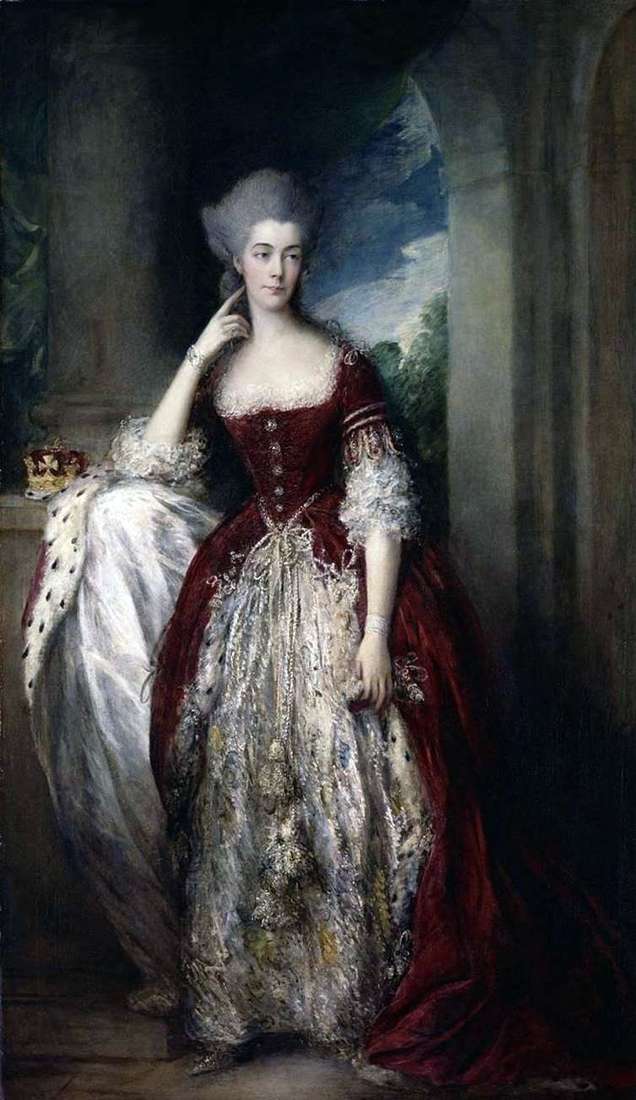 Описание картины Портрет Анны, герцогини Камберленд и Стрэтхем   Томас Гейнсборо