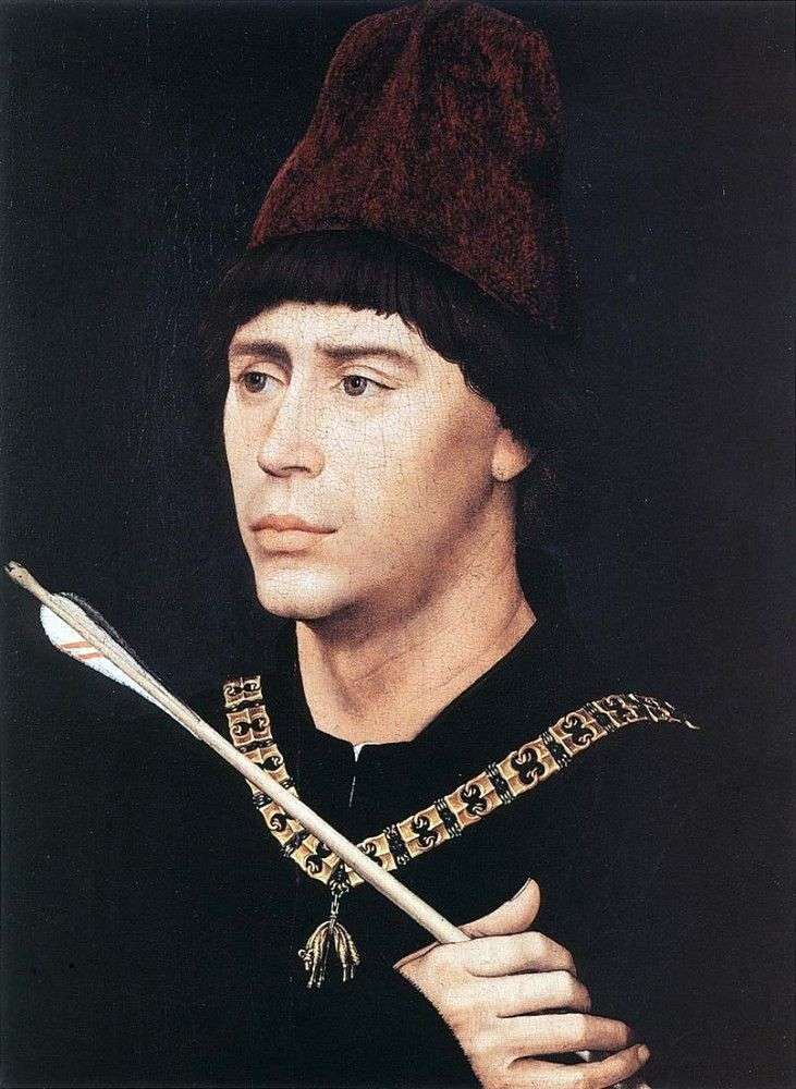 Описание картины Портрет Антуана Бургундского   Рогир ван дер Вейден