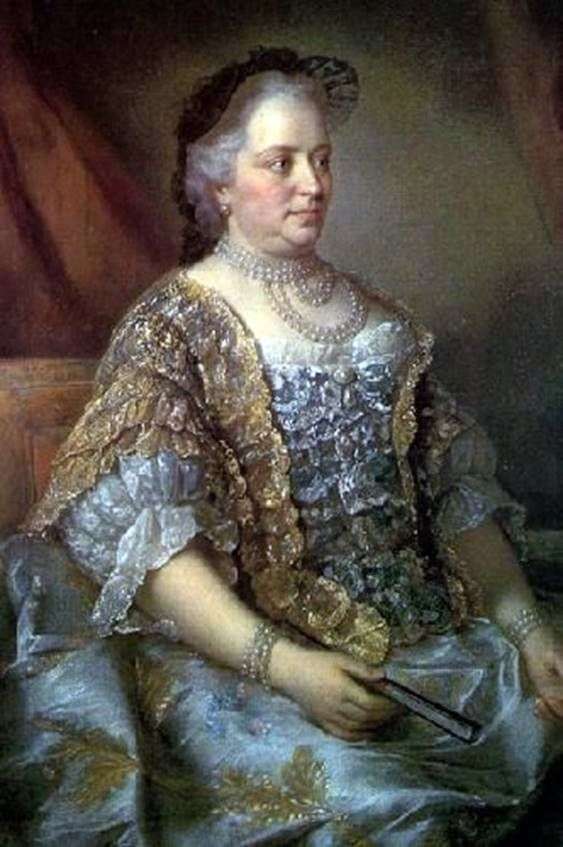 Описание картины Портрет австрийской императрицы Марии Терезии   Жан Этьен Лиотар
