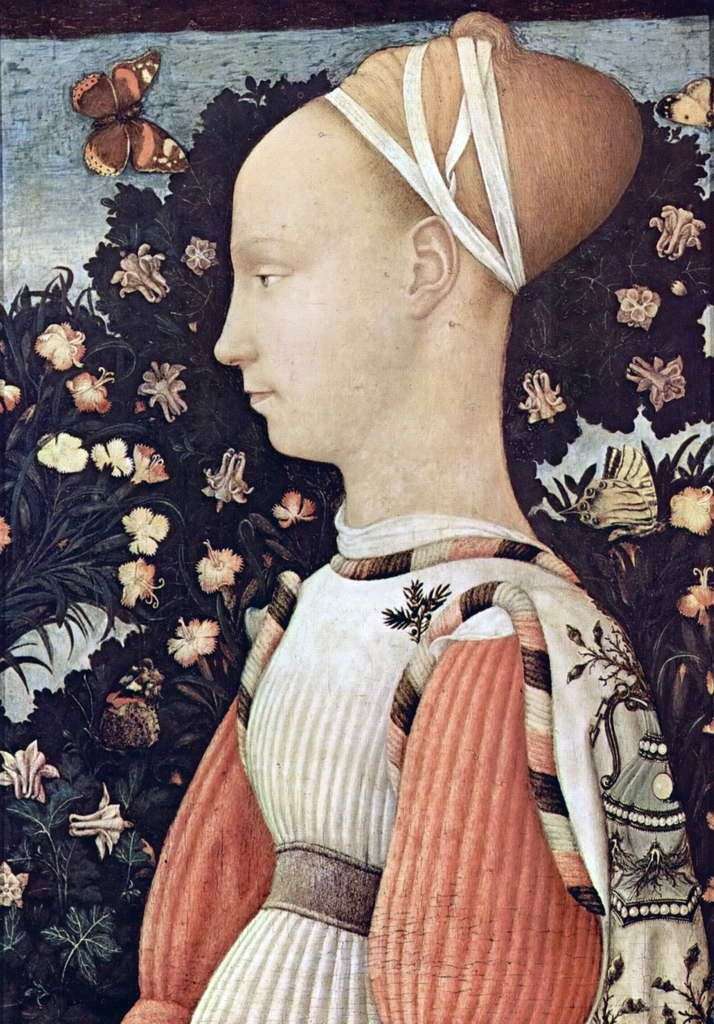 Описание картины Портрет Джиневры д Эсте   Антонио Пизанелло