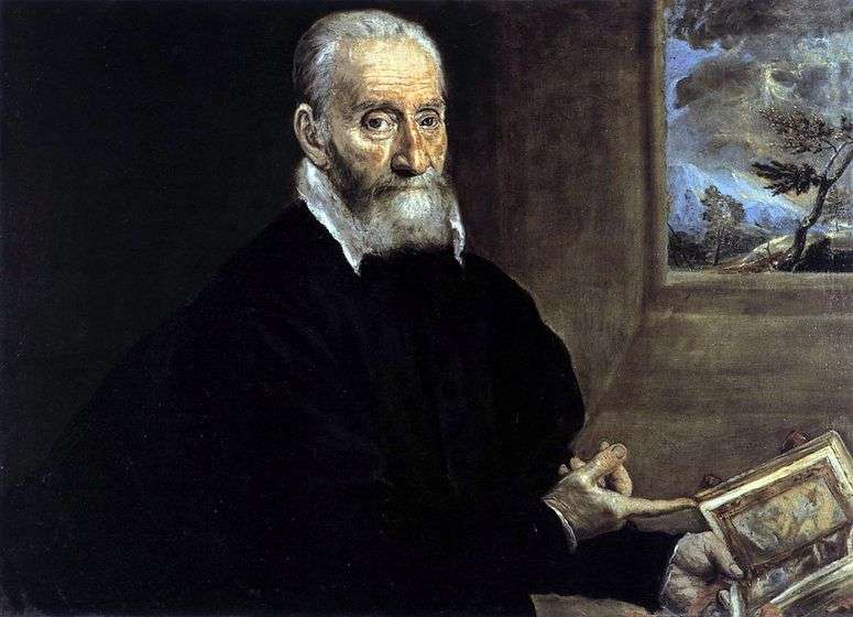 Описание картины Портрет Джулио Кловио   Эль Греко