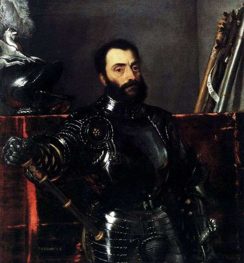 Описание картины Портрет Франческо Мариа делла Ровере   Тициан Вечеллио