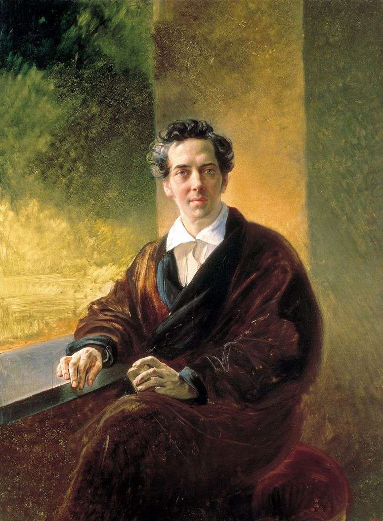 Описание картины Портрет графа B. А. Перовского   Карл Брюллов