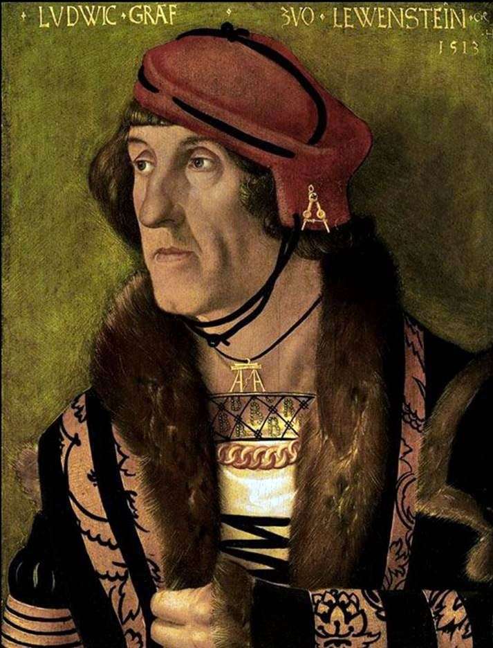 Описание картины Портрет графа Людвига Левенштайна   Ганс Бальдунг