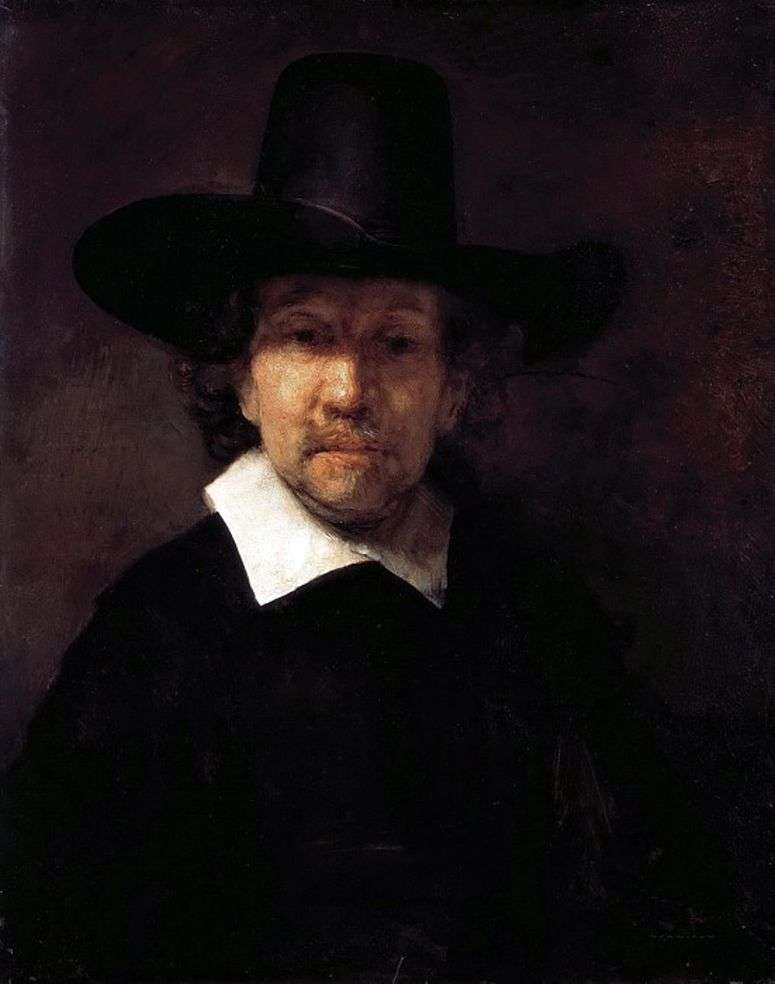 Описание картины Портрет Иеремии Деккера   Рембрандт Харменс Ван Рейн