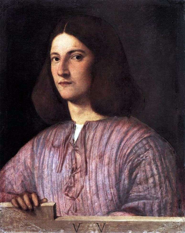 Описание картины Портрет юноши   Джорджоне