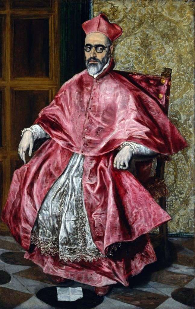 Описание картины Портрет кардинала   Эль Греко