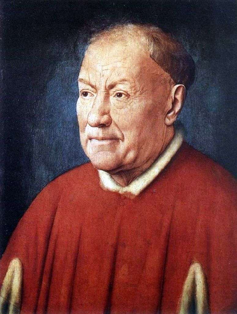 Описание картины Портрет кардинала Никколо Альбергати   Ян ван Эйк