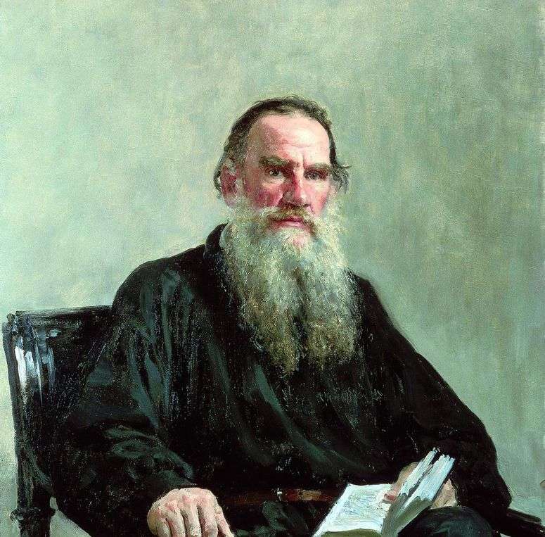 Описание картины Портрет Л. Н. Толстого   Илья Репин