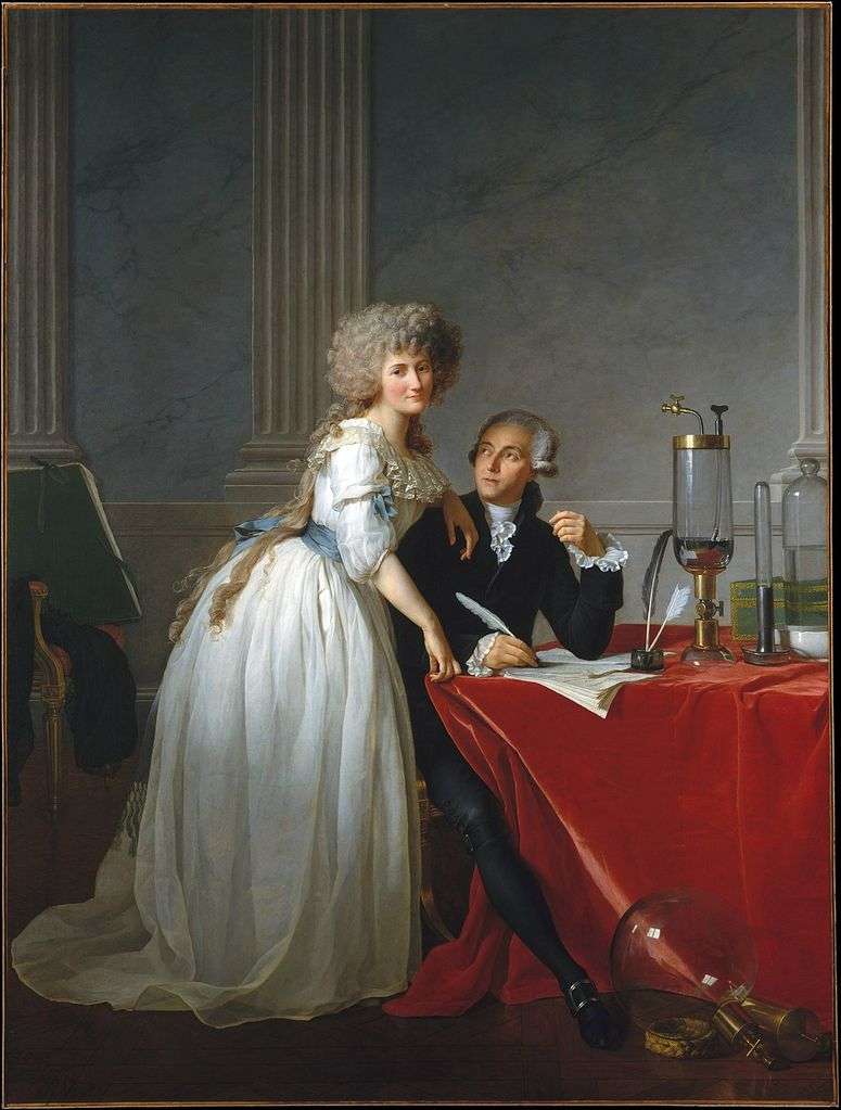 Описание картины Портрет Лавуазье и его жены Мари Анны   Жак Луи Давид