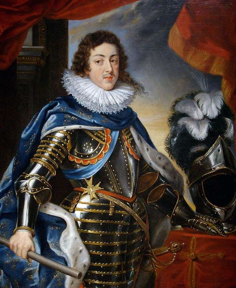 Описание картины Портрет Людовика XIII, короля Франции   Питер Рубенс