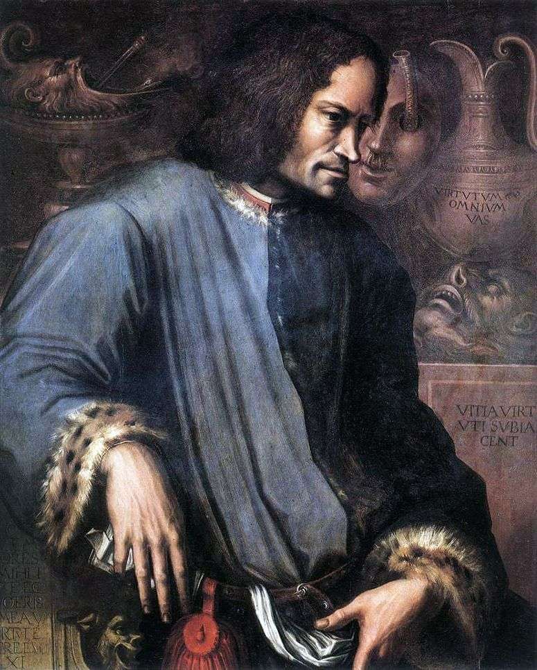 Описание картины Портрет Лоренцо Великолепного   Джорджо Вазари
