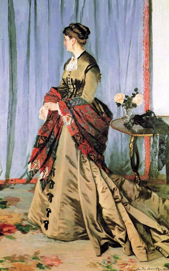 Описание картины Портрет Мадам Годиберт   Клод Моне