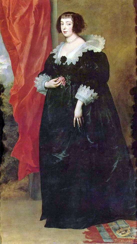 Описание картины Портрет Маргариты Лотарингской   герцогини Орлеанской   Энтони Ван Дейк