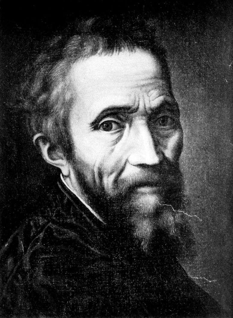 Описание картины Портрет Микеланджело Буонарроти   Марчелло Венусти
