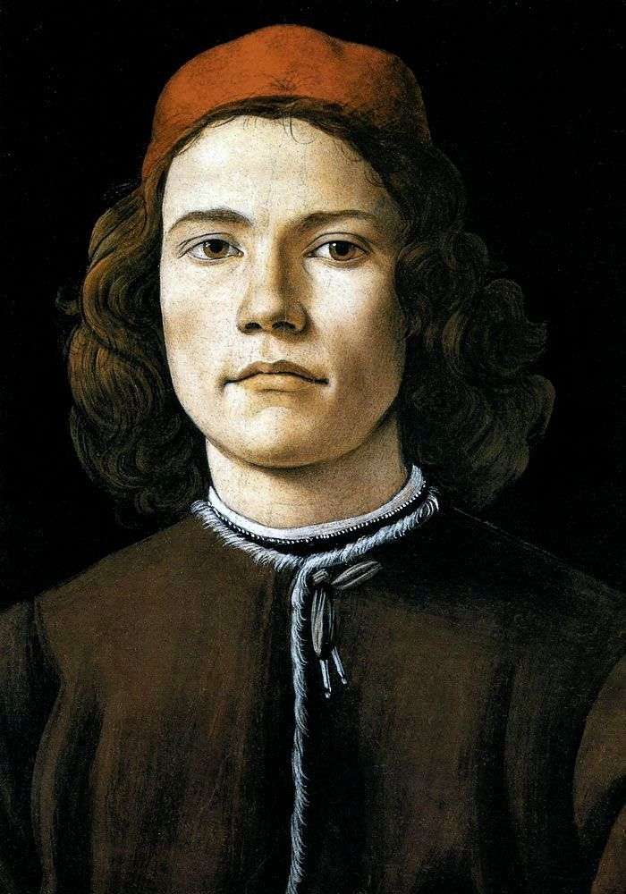 Описание картины Портрет молодого человека   Сандро Боттичелли
