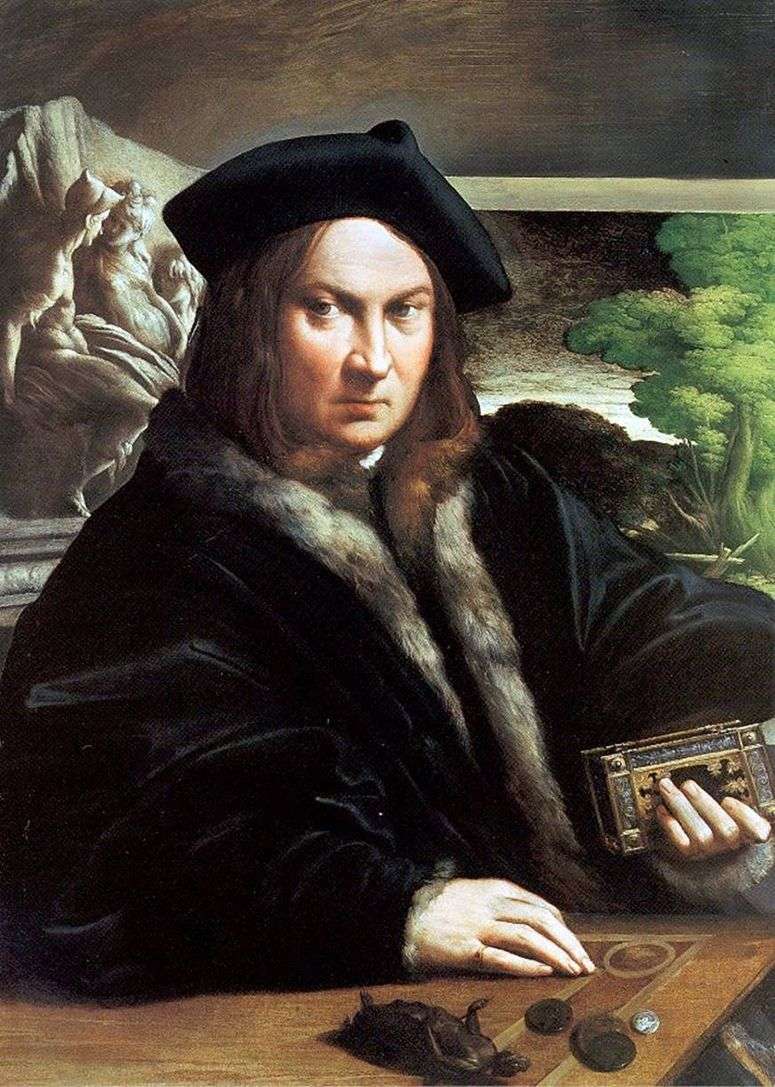 Описание картины Портрет мужчины   Франческо Пармиджанино