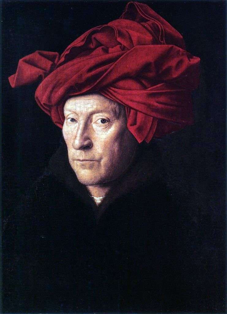 Описание картины Портрет мужчины в красном тюрбане   Ян ван Эйк