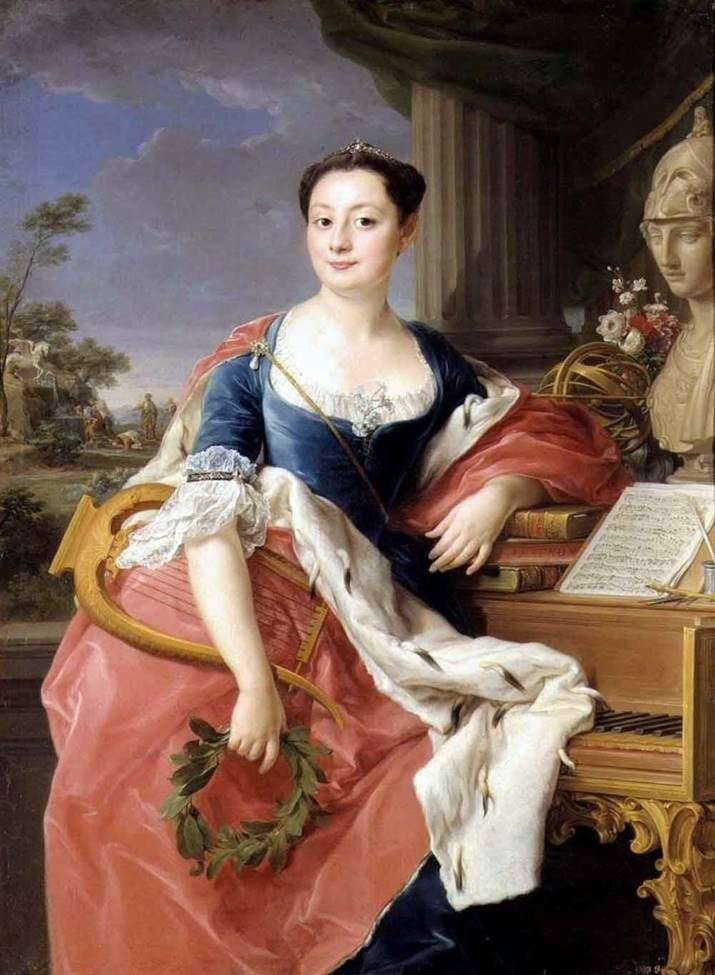 Описание картины Портрет принцессы Гиацинты Орсини   Помпео Батони