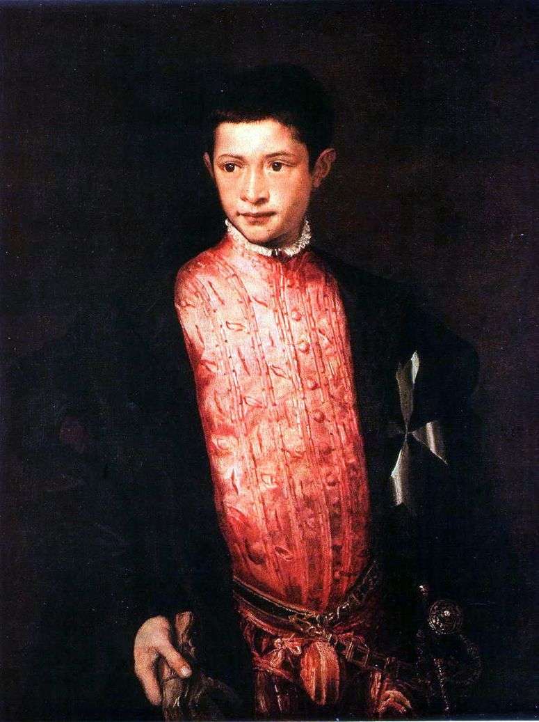Описание картины Портрет Рануччо Фарнезе   Тициан Вечеллио