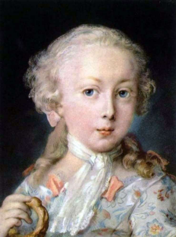 Описание картины Портрет ребенка из семьи Ле Блон   Розальба Каррьера